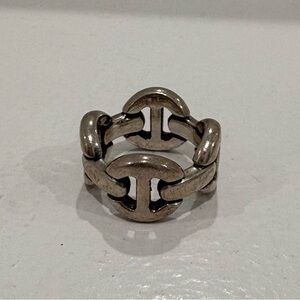 Silver Chain Link Ring